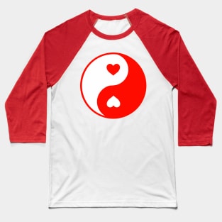 Heart Yin-Yang Baseball T-Shirt